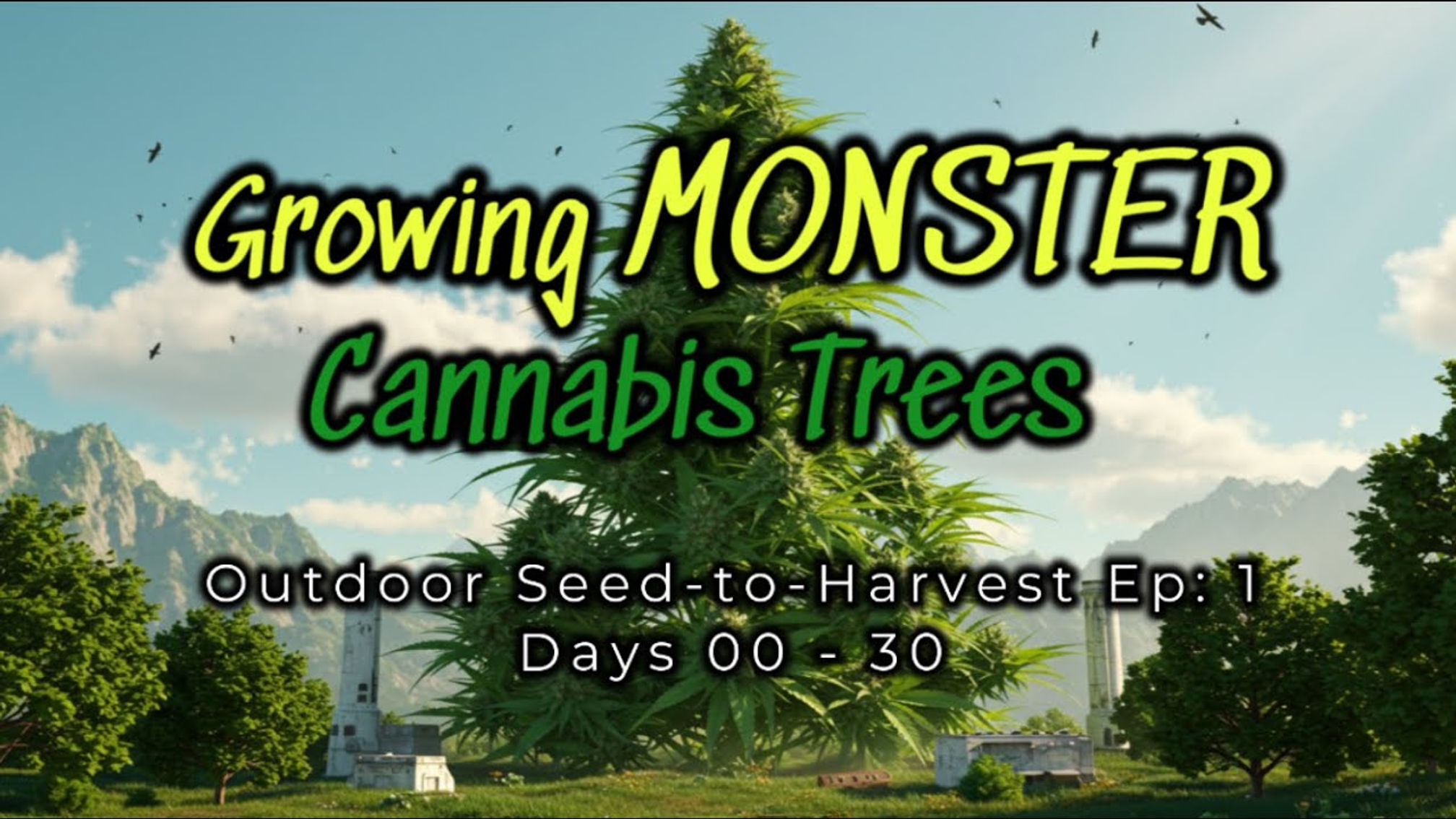 Outdoor Cannabis Grow - Episode 1, The First 30 Days